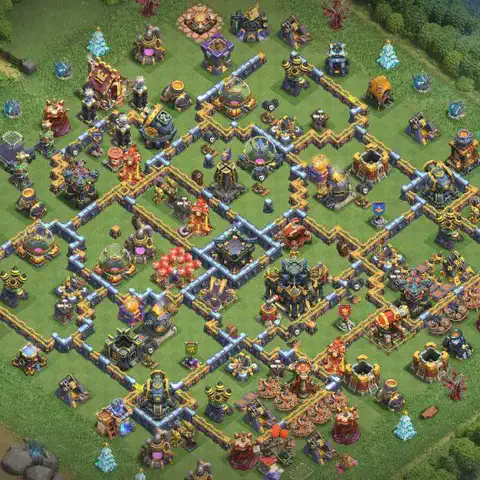 TH17 farming loot base layout #159