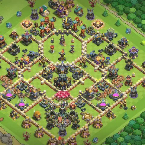 TH17 farming loot base layout #227
