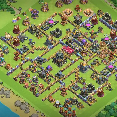 TH17 farming loot base layout #231