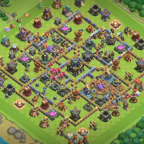 TH17 farming loot base layout #233