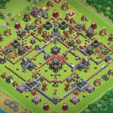 TH17 farming loot base layout #236