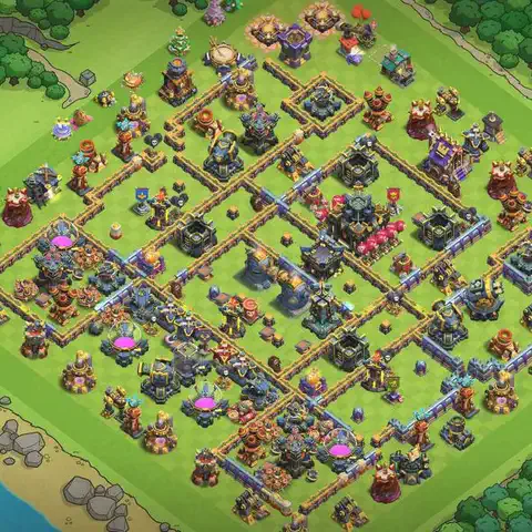 TH17 farming loot base layout #237