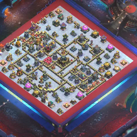 TH17 farming loot base layout #248