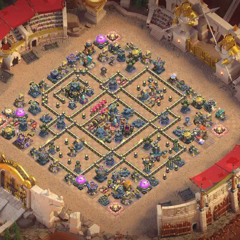 TH17 farming loot base layout #249