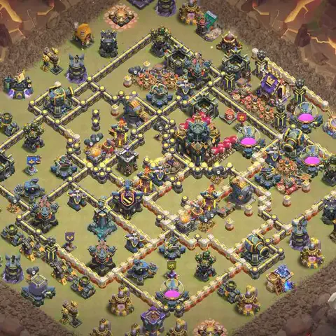 TH17 anti hydra anti 3-star war base layout #011