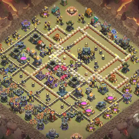 TH17 anti hydra anti 3-star war base layout #116