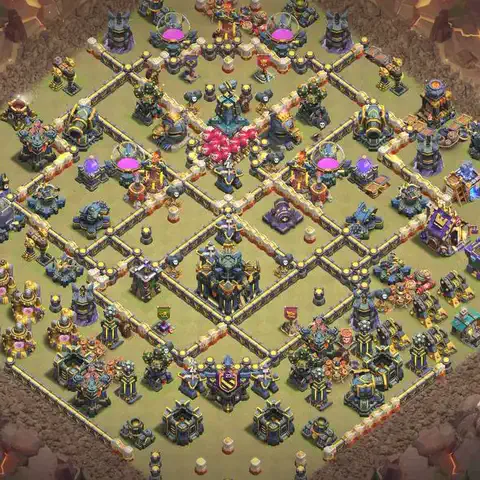TH17 anti hydra cwl war base layout #010