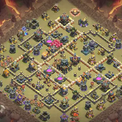 TH17 anti hydra cwl war base layout #043