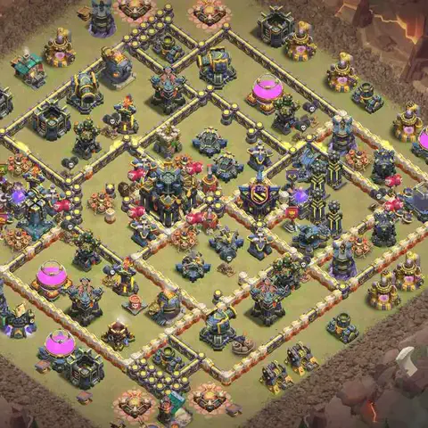 TH17 anti hydra cwl war base layout #049