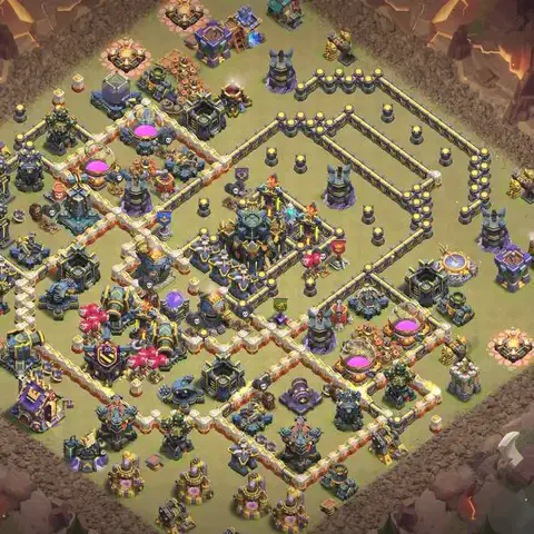TH17 anti hydra cwl war base layout #076