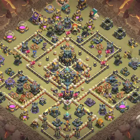 TH17 anti e-drag cwl war base layout #100