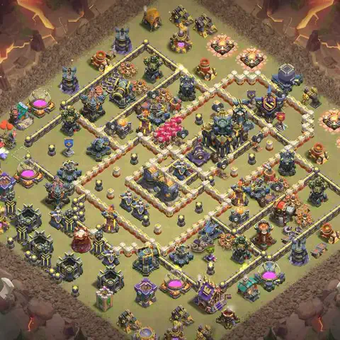 TH17 anti blimp cwl war base layout #118