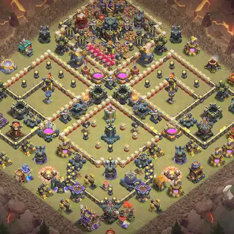 TH17 anti blimp cwl war base layout #127