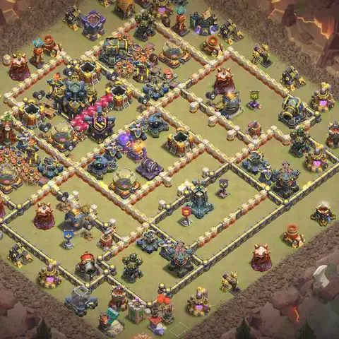 TH17 anti e-drag cwl war base layout #139