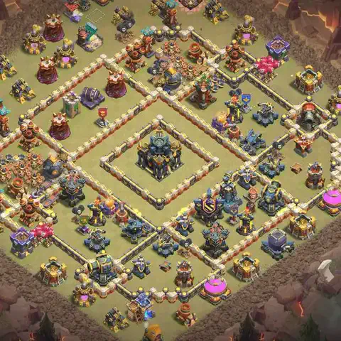 TH17 anti root rider cwl war base layout #169