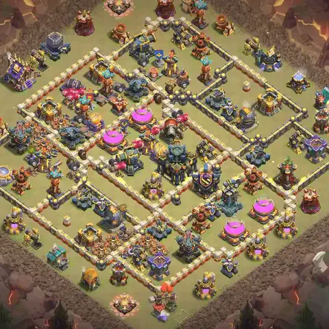 TH17 anti blimp cwl war base layout #178