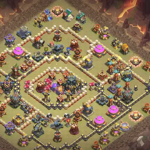 TH17 anti e-drag cwl war base layout #184
