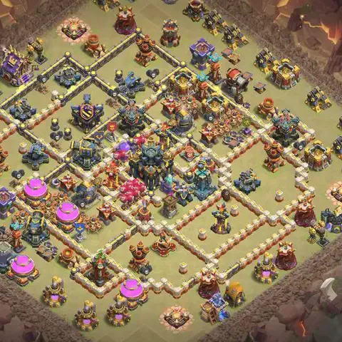 TH17 anti blimp cwl war base layout #187