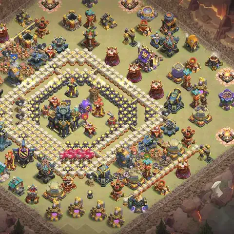 TH17 anti root rider cwl war base layout #211