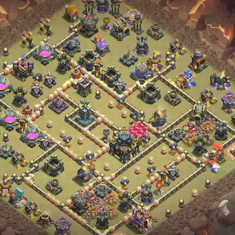 TH17 anti blimp war defense base layout #006