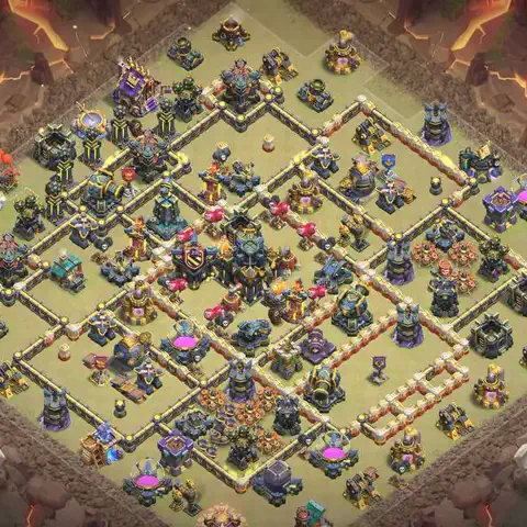 TH17 anti blimp war defense base layout #042