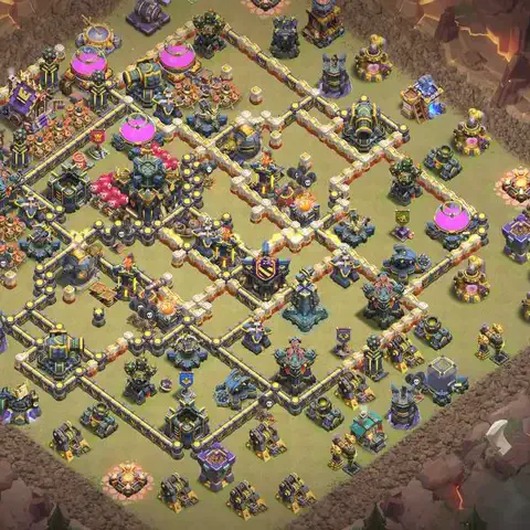 TH17 anti blimp war defense base layout #051
