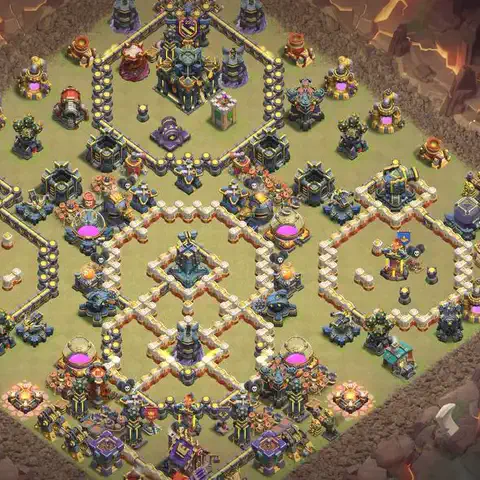 TH17 anti hydra war defense base layout #117