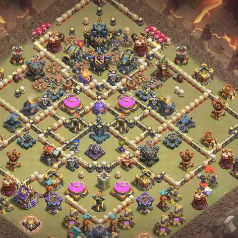 TH17 anti blimp war defense base layout #165