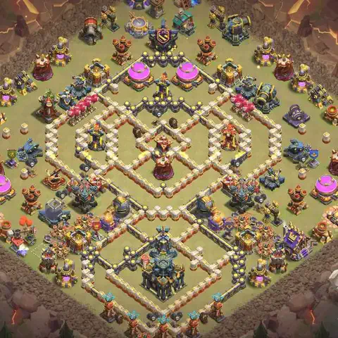 TH17 anti blimp war defense base layout #183