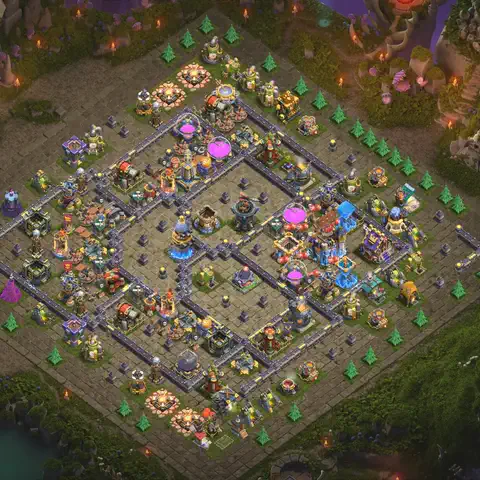 TH18 anti lavaloon hybrid base layout #121