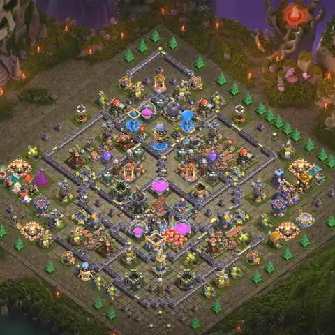 TH18 anti root rider hybrid base layout #122