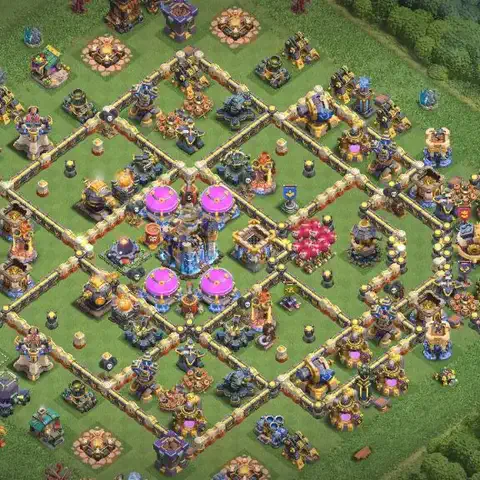 TH18 farming loot base layout #034