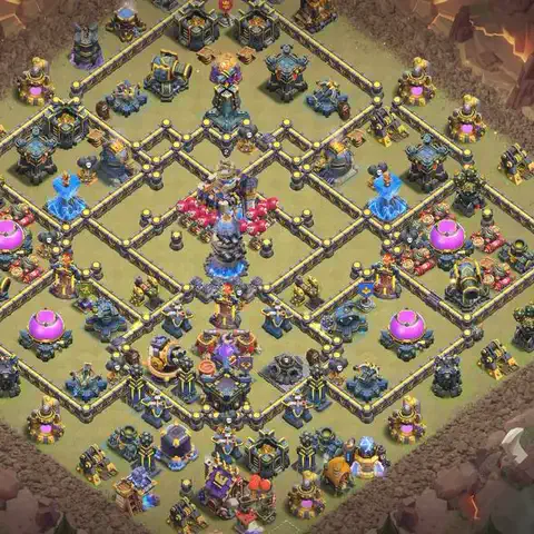 TH18 farming loot base layout #091