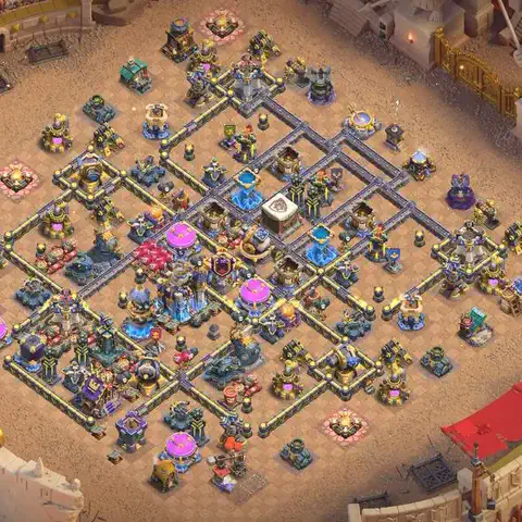TH18 anti blimp anti 3-star war base layout #047