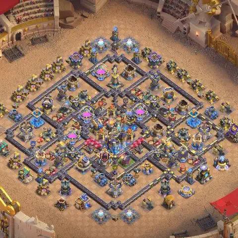 TH18 anti hydra cwl war base layout #115