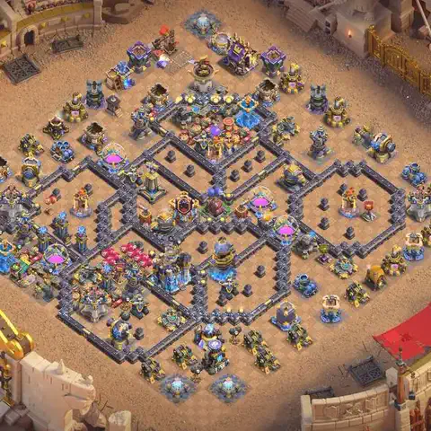 TH18 anti blimp cwl war base layout #118