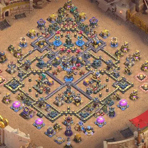 TH18 anti blimp war defense base layout #051