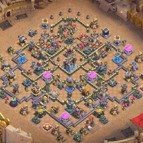 TH18 anti blimp war defense base layout #066